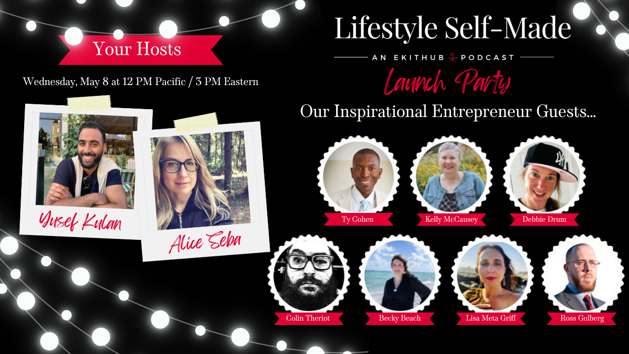 Podcast Launch Party Lifestyle selfmade podcast